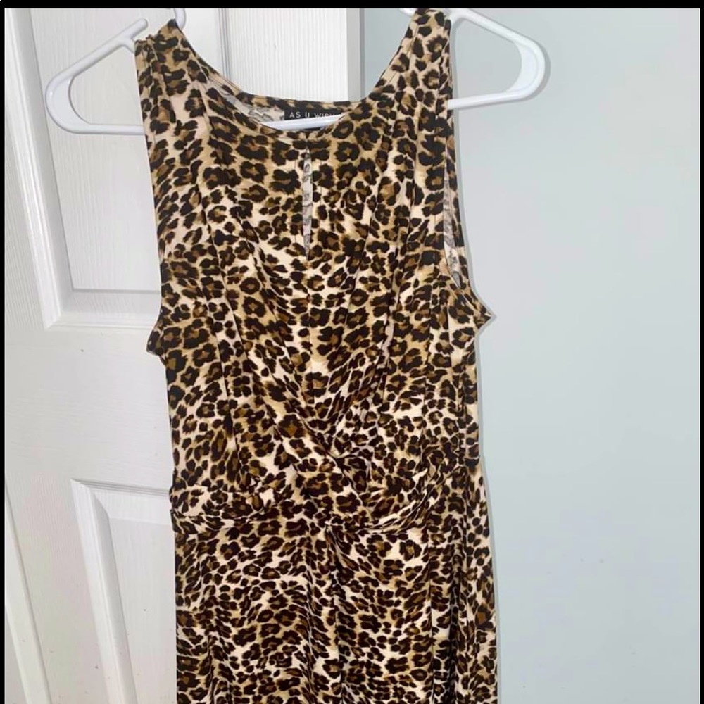 Cheetah print Dress - large